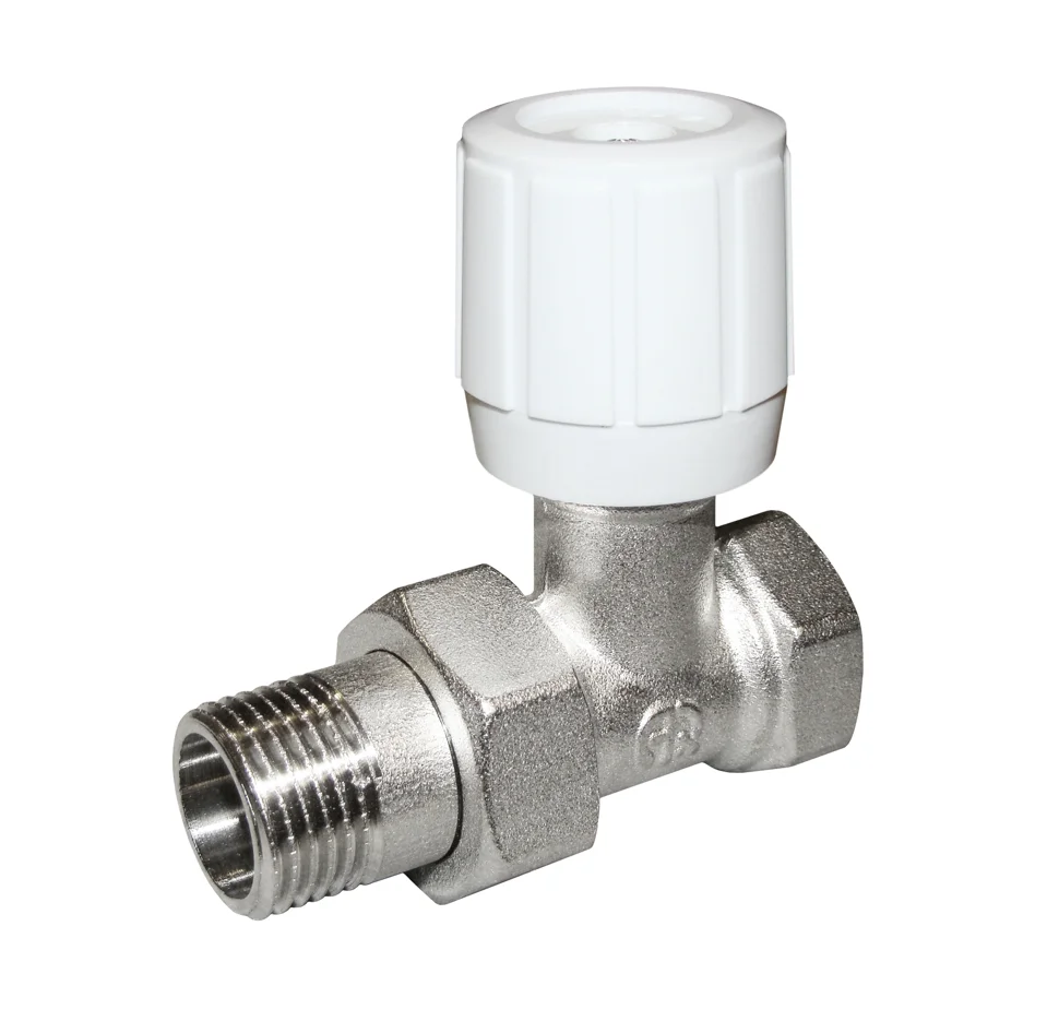 Клапан регулирующий для радиатора прямой FM 1/2" AQualink