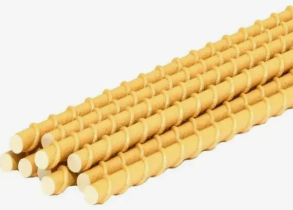 Колышки садовые композитные 12 мм х 1,5 м желтые (20 шт)