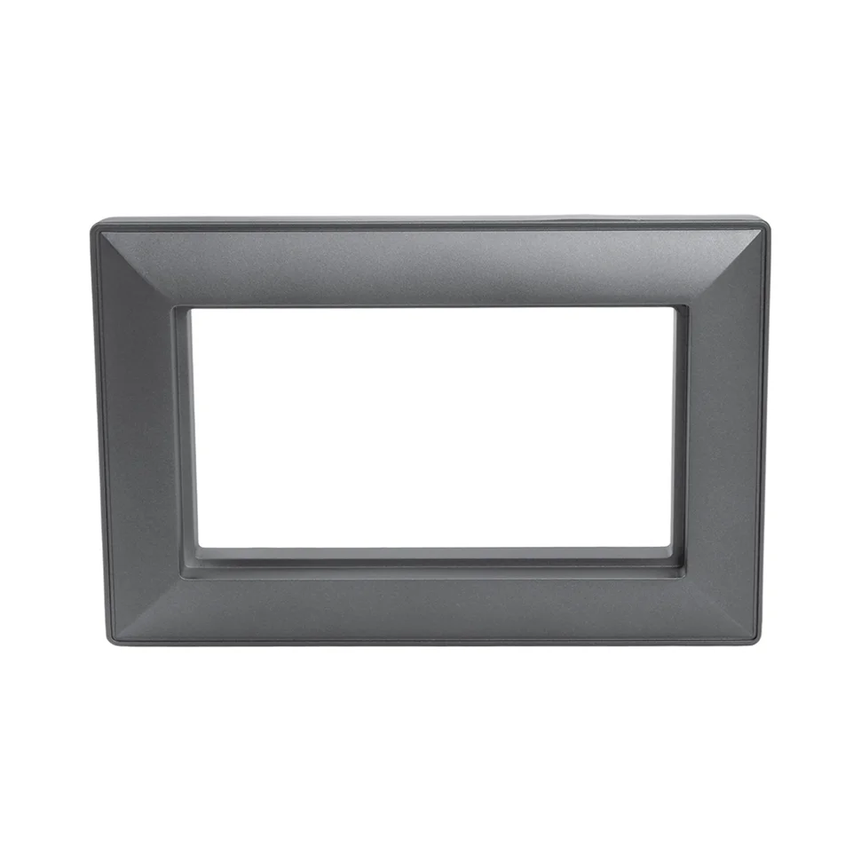 Рамка двухместная (без перемычки) STEKKER Катрин, графит (PFR00-7012-06)