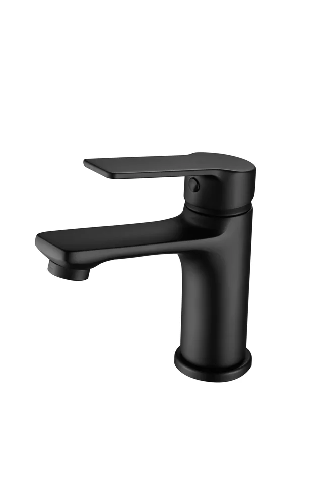 Смеситель ESKO Singapore black SB 26 для раковины, без донного клапана, цвет черный