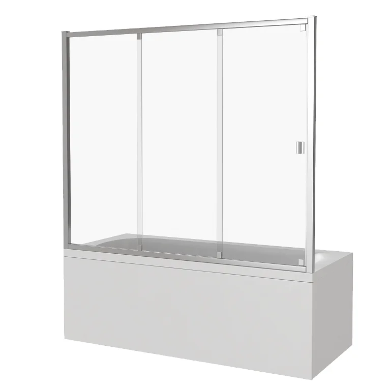 Шторка на ванну Good Door Screen WTW-150-G-CH 1500*1400