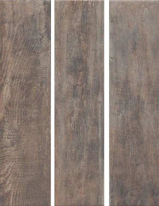 Плитка KERAMA MARAZZI Браш Вуд коричневый тёмный 9,9х40,2х8 арт.SG401300N