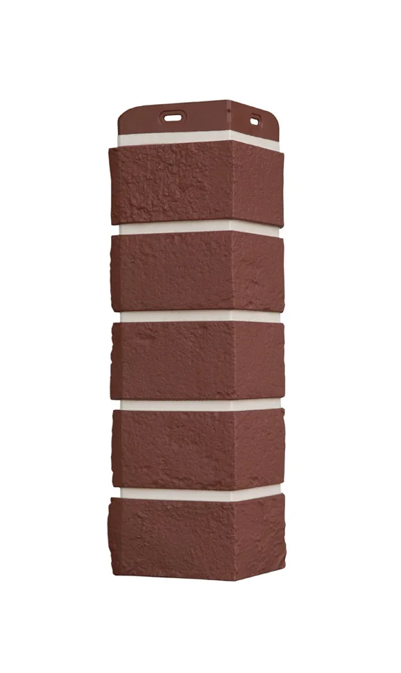 Угол наружный Grandline корица c белым швом (Состаренный кирпич Design Plus) 0,12*0,39 м