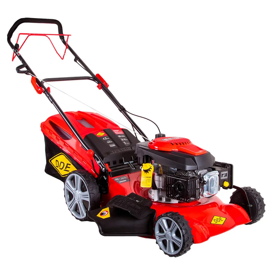 Газонокосилка бензиновая DDE LM 46-60 D ( " Соната - 1 ", самоход, 46cм, DDE 139 куб.см, 4л.с, 60л, 35кг) (без упаковки)