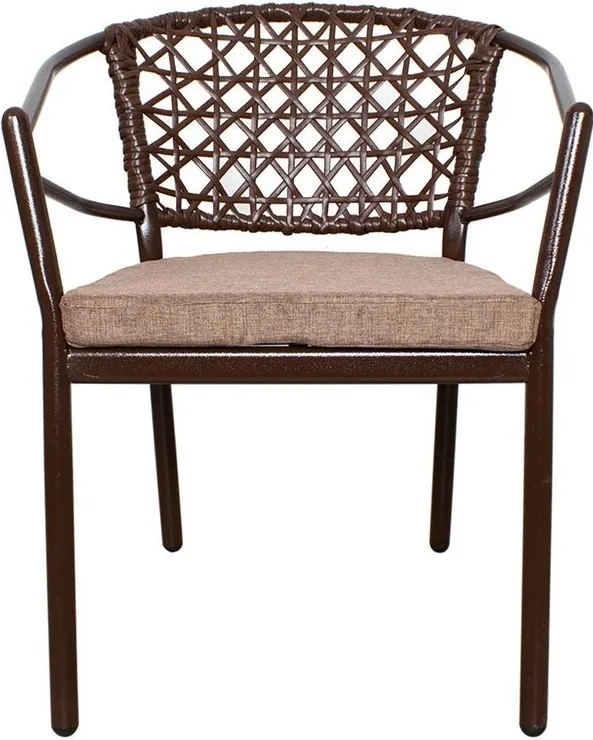 Подушка на стул Латте, бежевая