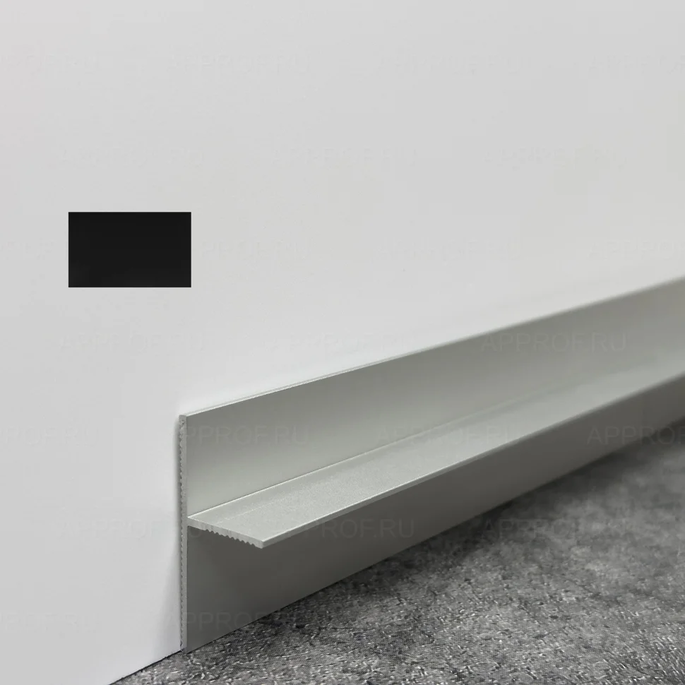 Профиль теневой ТР 15х20мм черный 36х15/20х15,3х3000