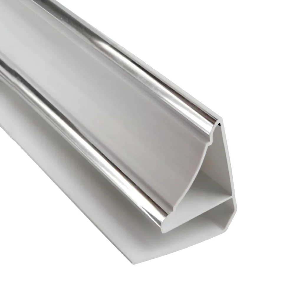 Плинтус потолочный ПВХ Silver ray 8-10мм, 3м STELLA