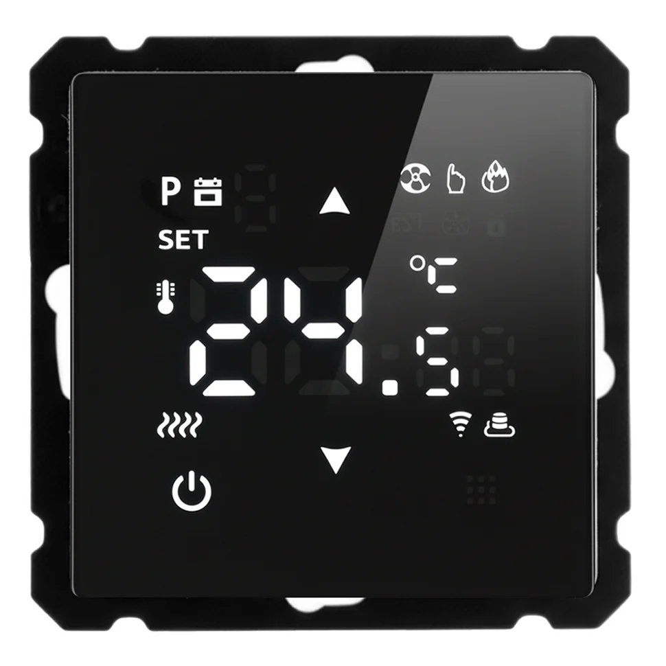 Терморегулятор Wi-Fi сенсорный СП STEKKER Катрин (механизм) 250В, 3500Вт черный (GLS00-7119-05) Терморегулятор Wi-Fi сенсорный СП STEKKER Катрин (механизм) 250В, 3500Вт черный (GLS00-7119-05)