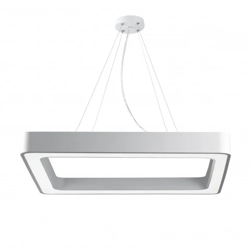Светильник светодиодный Geometria ЭРА Quadro SPO-161-W-40K-060 60Вт 4000К 5500Лм IP40 600*600*80 белый подвесной*