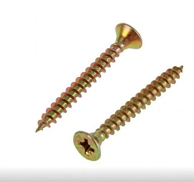 Саморез универсальный 5,0x30 желтый цинк (уп 9000шт) Саморез универсальный 5,0x30 желтый цинк (уп 9000шт)